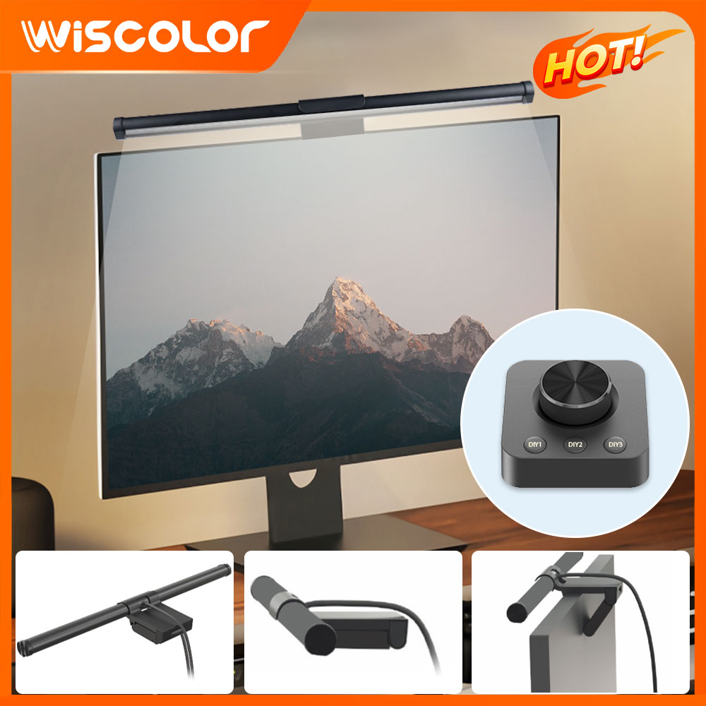 Rgb Desk Lamp Smart - Barra Luminosa RGB per Monitor, Decorazione