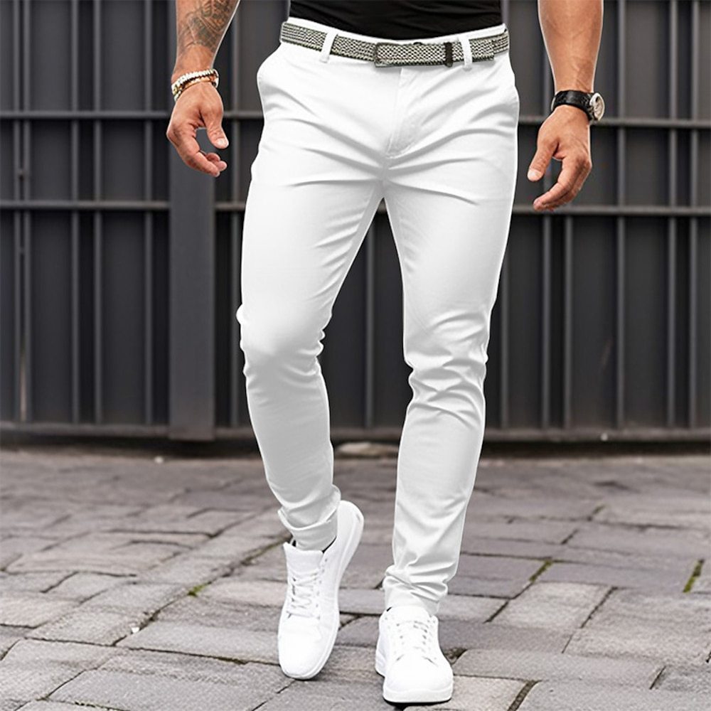 Smart Pen Digital - Pantaloni slim fit da uomo in