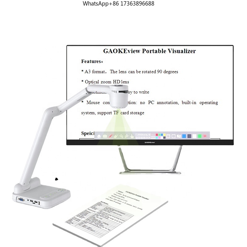 Scanner Portatile Gaoke A3A4 p - Document Camera Visualizer recensione e prezzo