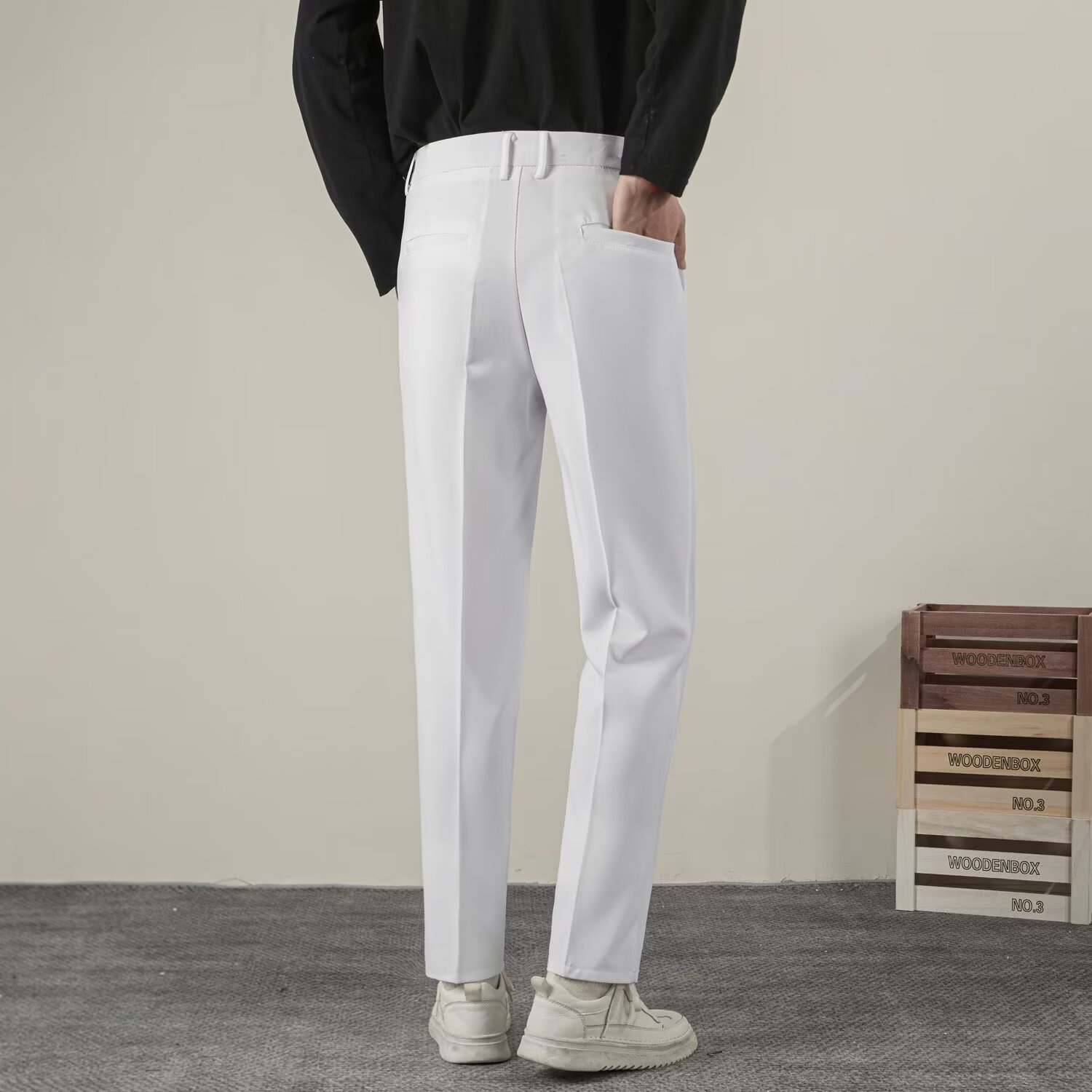Pantaloni casual dritti tinta  - Smart Pen Digital recensione e prezzo